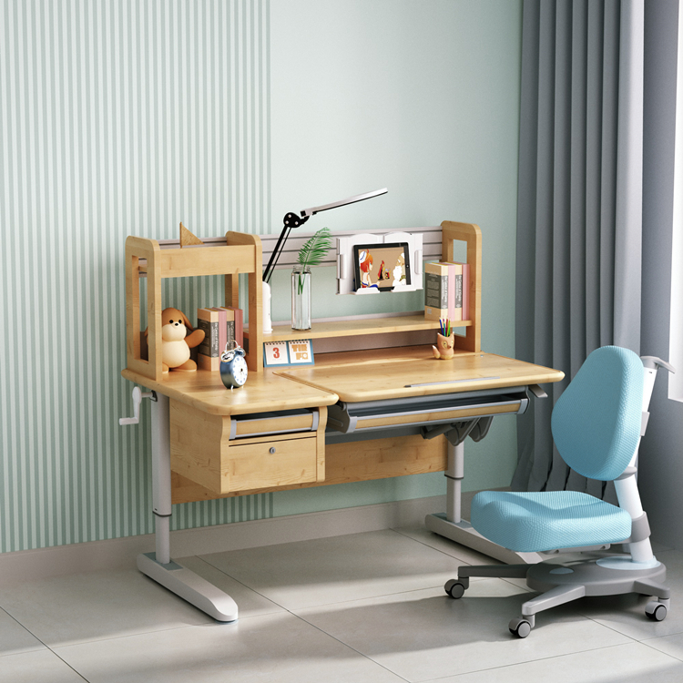 Ivy 12001-S beech solid wood learning desk