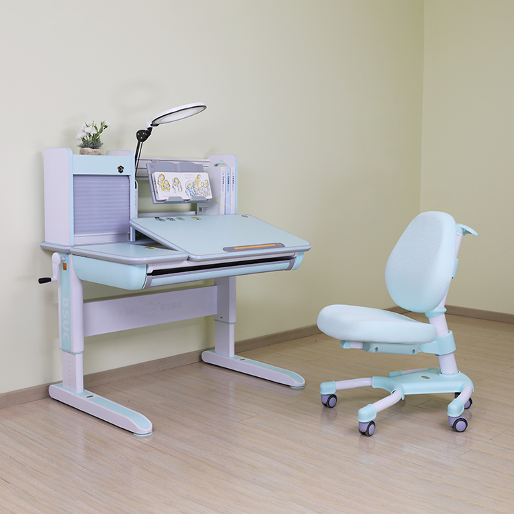 Cambridge 10001 study table with 505 posture-correcting chairs